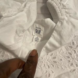 Gap kids eyelet lace detail dress